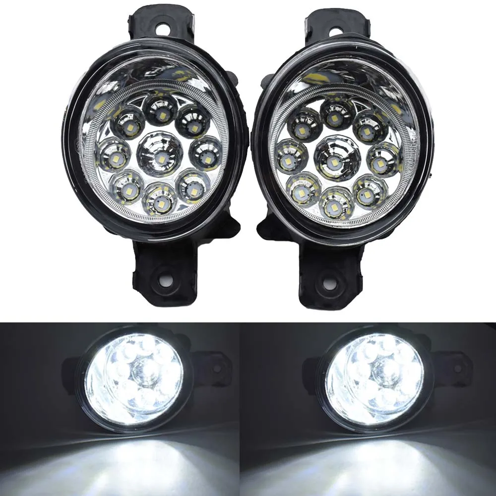 

2pcs (Left + Right) Car styling LED Fog light H11 For Nissan Primera Hatchback (P12) 2002-2015 Halogen Lamp 12V