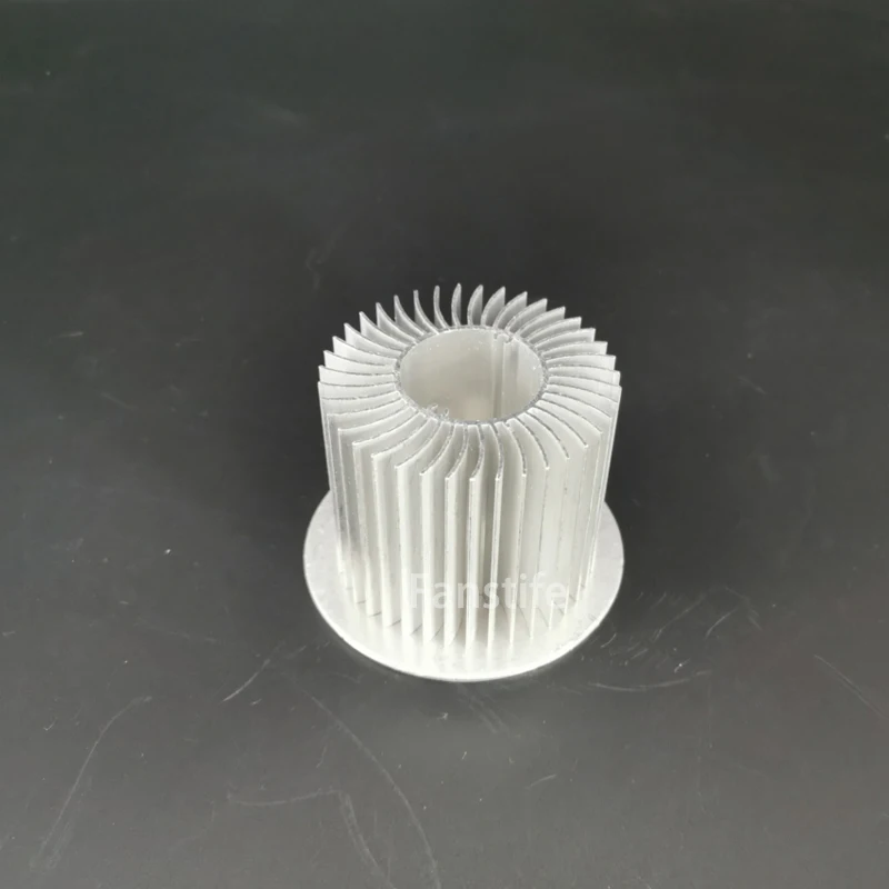 60 мм светодиодный алюминиевый профильный радиатор Heasink 5-7 Вт высокой мощности |