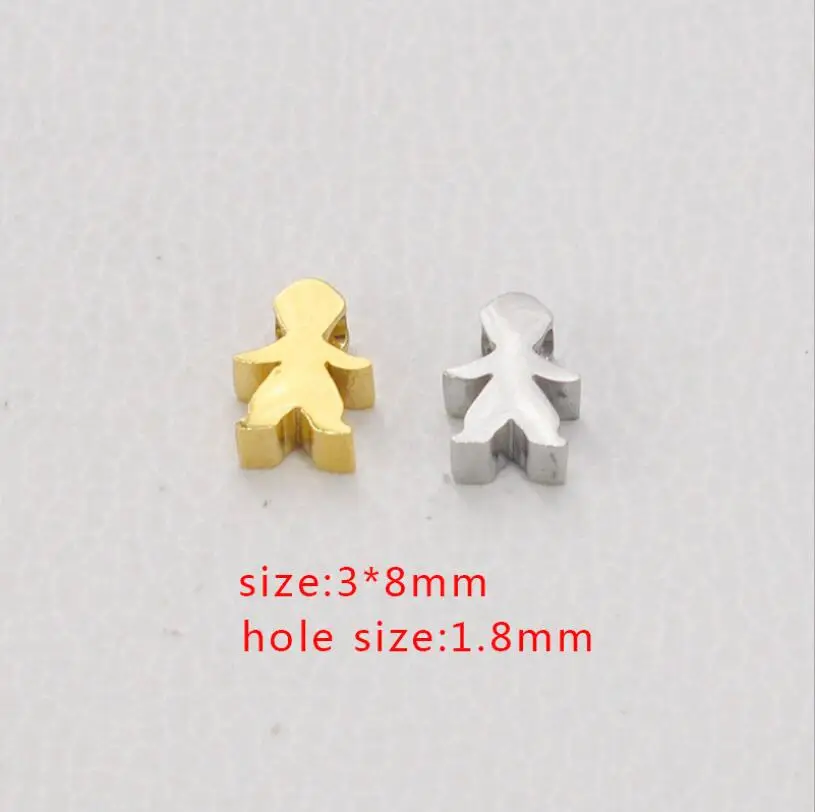 

10 шт./лот зеркальные полированные бусины из нержавеющей стали с маленькими отверстиями для девушек DIY Изготовление браслетов ожерелий аксе...