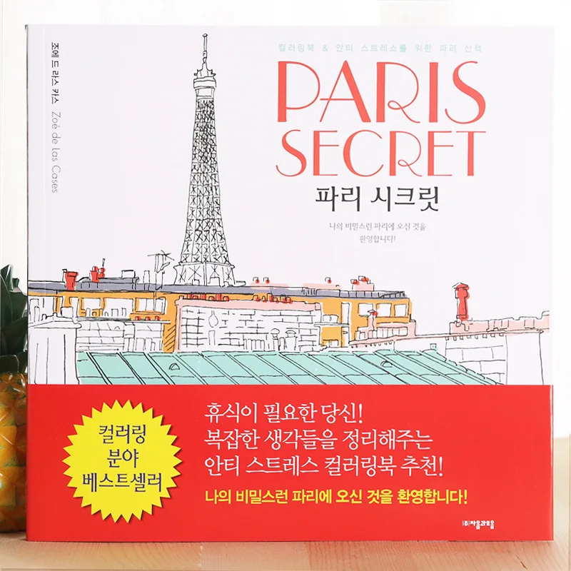 

Paris Secret Coloring Book Daily Life Colouring Kids Drawing Book for Adults Releasing Stress