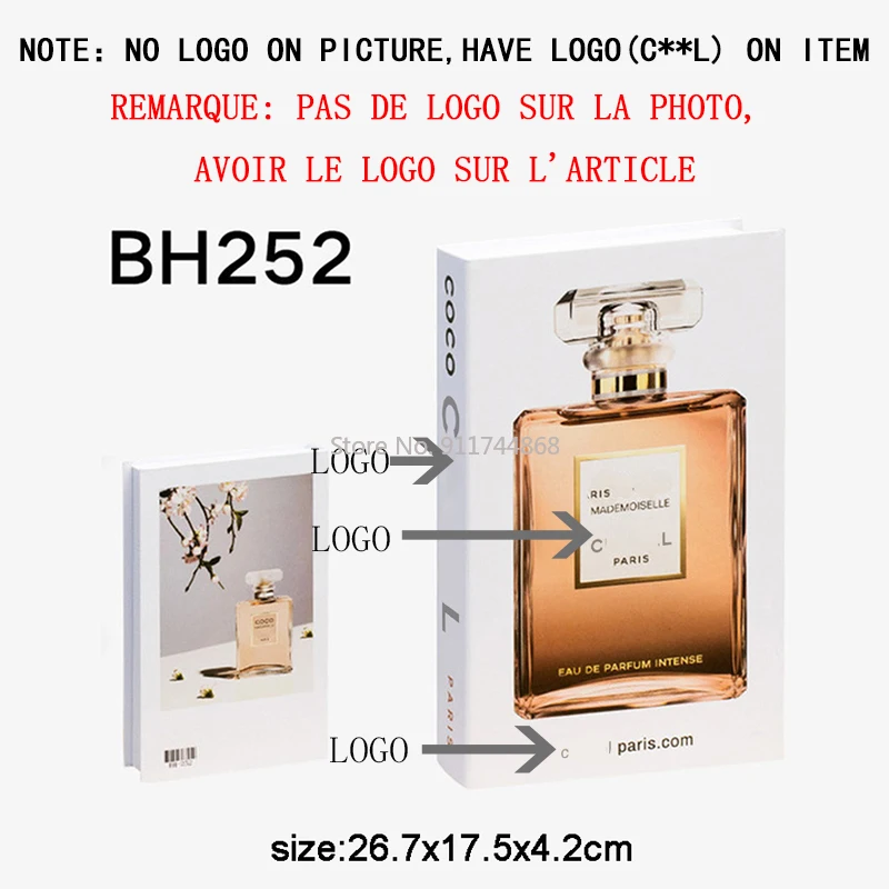 

2021 Fashion Brand Decoration Book Fake Book Hotel Simulation Book Model Creative Cafe Luxury Decoration Club Home Decoration