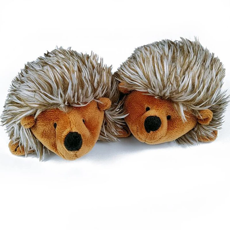 Рождественские игрушки в виде Ёжика для собак милые молярные укусов плюшевые