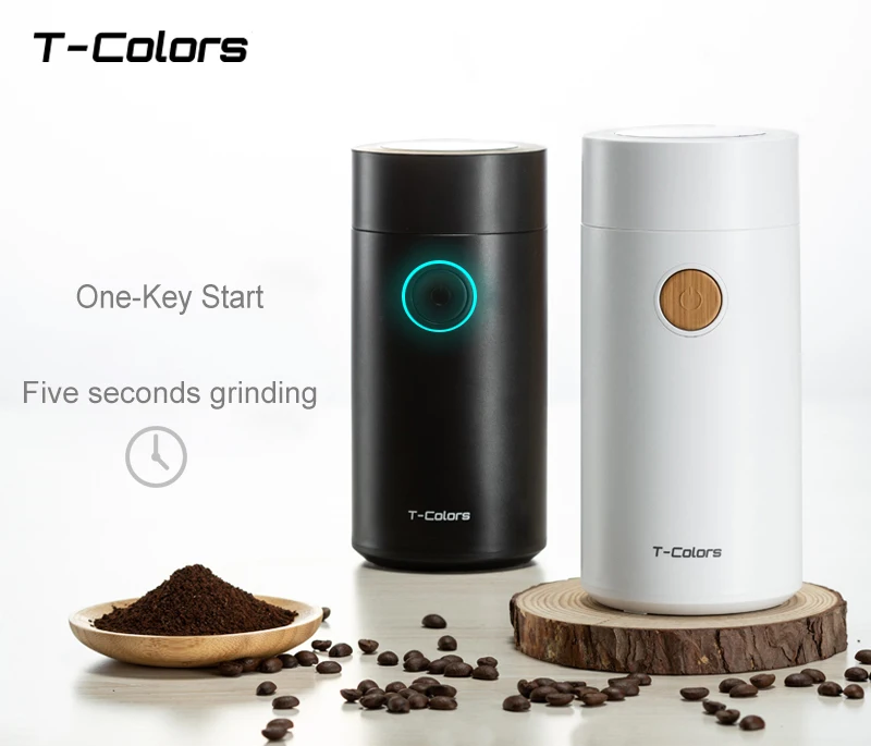 

Portable Electric Coffee machine Beans Herbs Nuts Upgraded Stainless Steel Blade Coffee Grinder Mill suitable for home/office