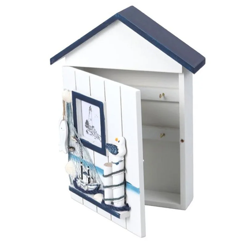 

Большая сделка, средиземноморский дом, держатель для ключей, настенный деревянный ящик для хранения