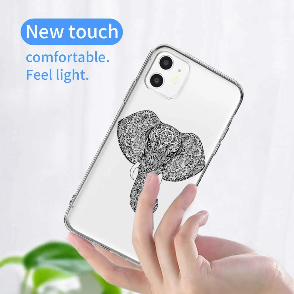 Чехол для телефона с тотемным животным львом и кошкой iPhone 11 Pro Max чехол X XR XS MAX 7 8 6 6S