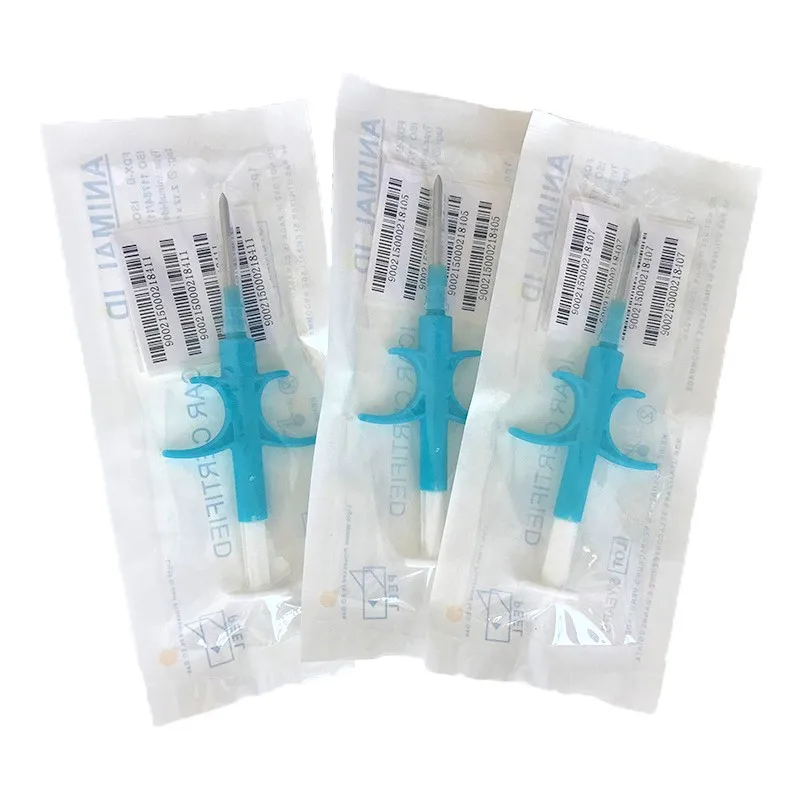 2022 ISO FDX-B cat dog microchip animal syringe ID implant pet chip needle vet RFID injector PIT tag for aquaculture fish enlarge