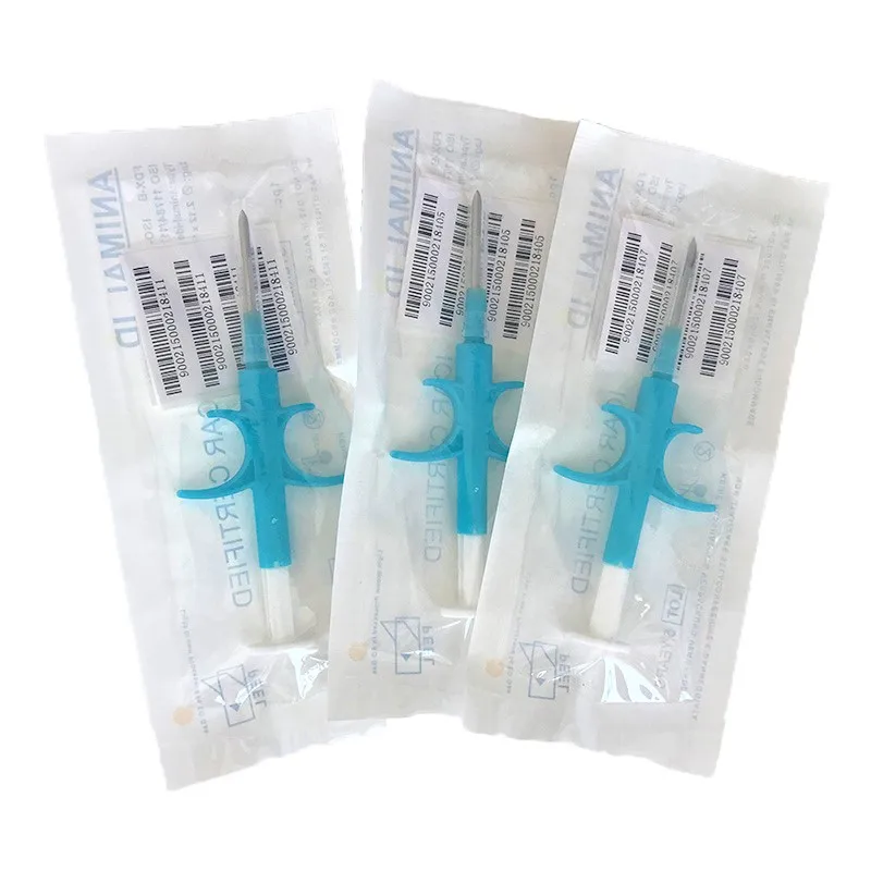 1.25x7/1.4x8mm FDX-B ISO11784/785 RFID Id Injector Pet Glass Tag Microchip Syringe for animals Pig Cow Cattle Horse Dog Fish |