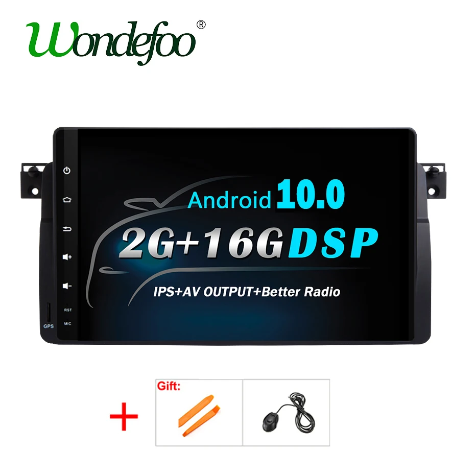 Автомагнитола 2 DIN Android 10 для BMW E46 M3 318/320/325/330 Rover 75 2DIN навигация автомобильное аудио
