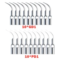 20pcs scaler tip for satelecdtegnatus scaler machine oral hygiene instruments dental tools to remove calculus stains cleaning