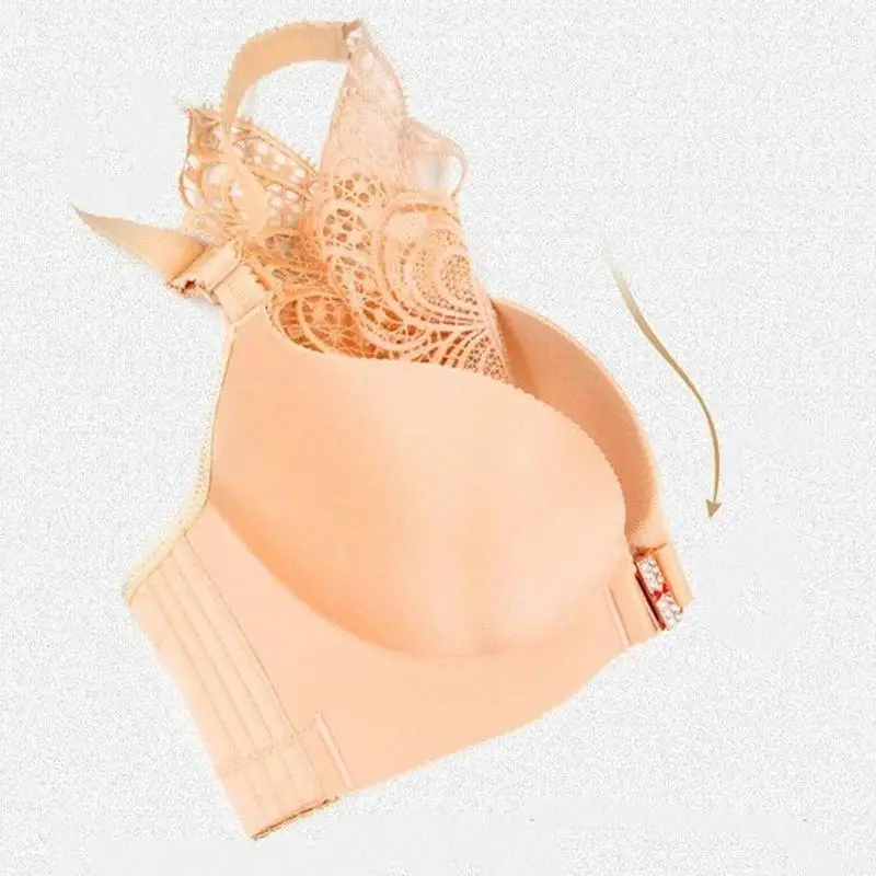 Сексуальный бесшовный лифчик большого размера с регулируемой бабочкой пуш ап