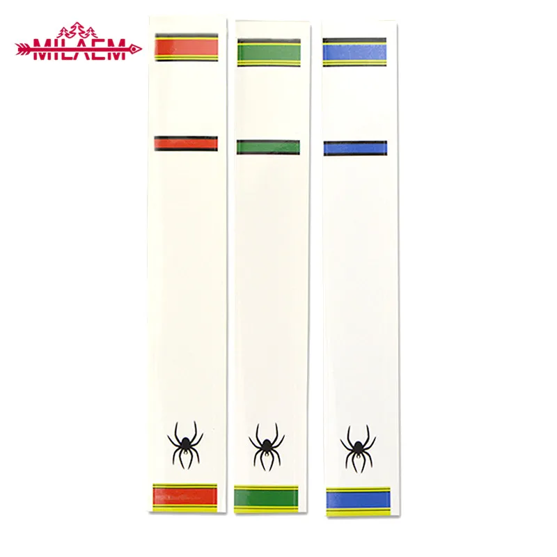 

12 pcs/bag DIY Archery Arrow Stickers Paster wraps for OD7-8mm Fiberglass Aluminum Carbon Shafts Bow Hunting Accessories