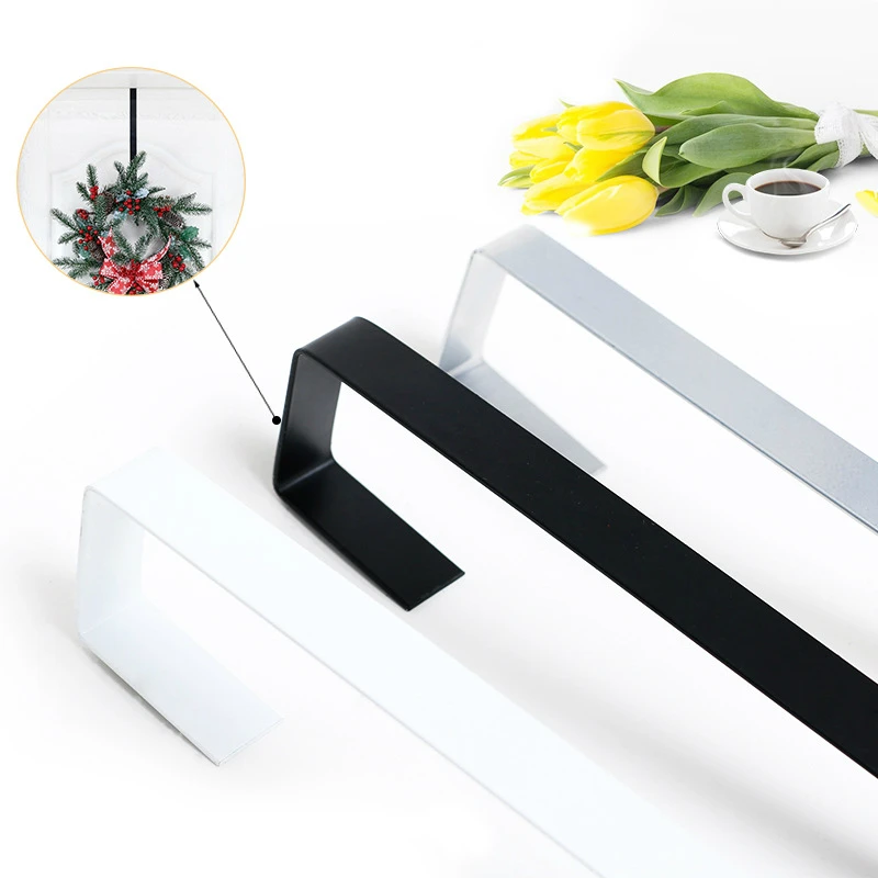 

28/38 см длинные металлические крючки подвеска на дверь Рождественская крюк для фестиваля украшения Портативный цветочный венок подвесной о...