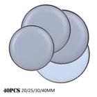 40 шт., легко двигающиеся тяжелые утолщенные мебельные накладки для ножек, самоклеящиеся напольные коврик для защиты пола, антишумные против натирания