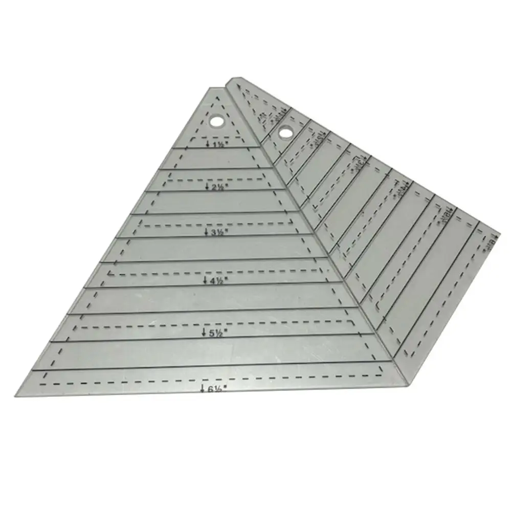 

Acrylic Triangle Diamond Quilting Ruler Stencil Measuring Set DIY Patchwork Craft For Quilting Paper Craftwork Sewing Tools
