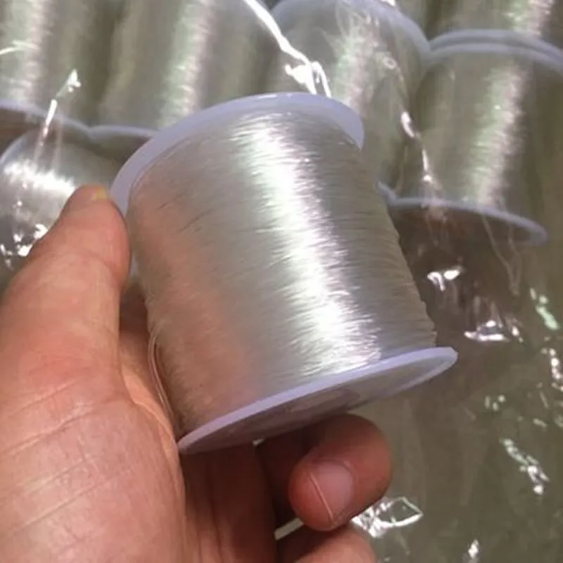 100m/Roll Strong Elastic Crystal Beading Cords 0.5-1.5mm for DIY Beaded Bracelets Jewelry Making Stretch Thread String L - купить по