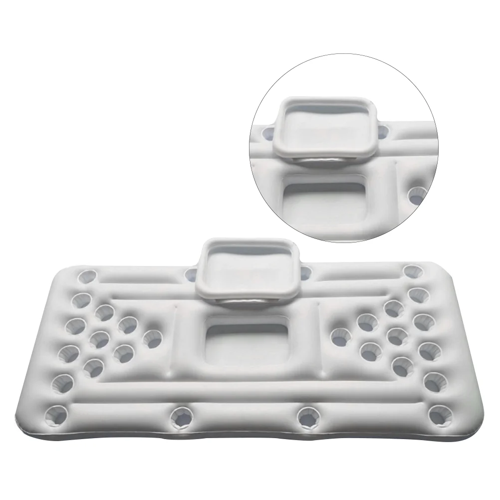 

1PC Inflatable Beer Table Portable 28 Cup Hole Float Row Water Beverage Ice Bucket Floating Bed Water Inflatable Table for