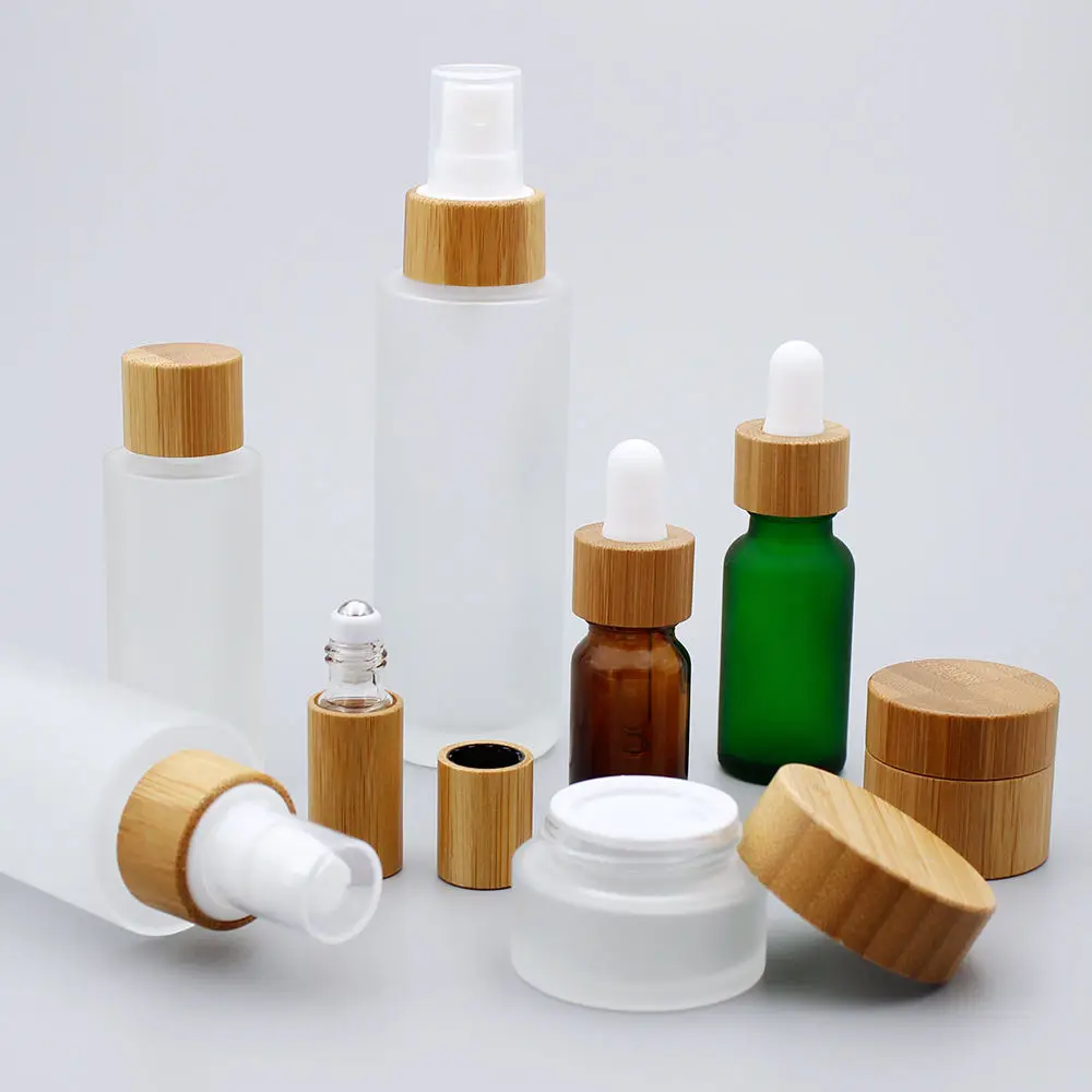 Изготовленным на заказ логосом Красота Стекло флакон-капельница бутылки образца