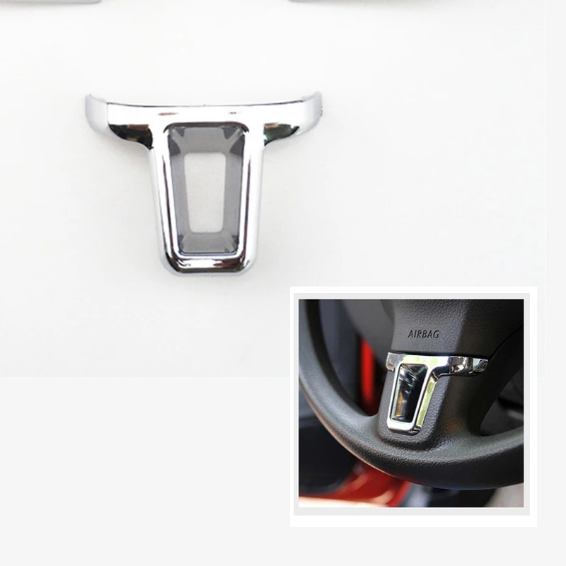 3 предмета, декоративная накладка на руль для Volkswagen VW Golf 6 MK6 Polo Jetta MK5 2009 2010 2011 Polo - Название цвета: 6 clock