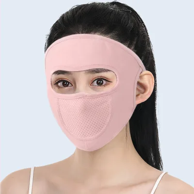 

New men and women with the same sunscreen out mask full face mask mask bicycle electric car windproof beach mask mask