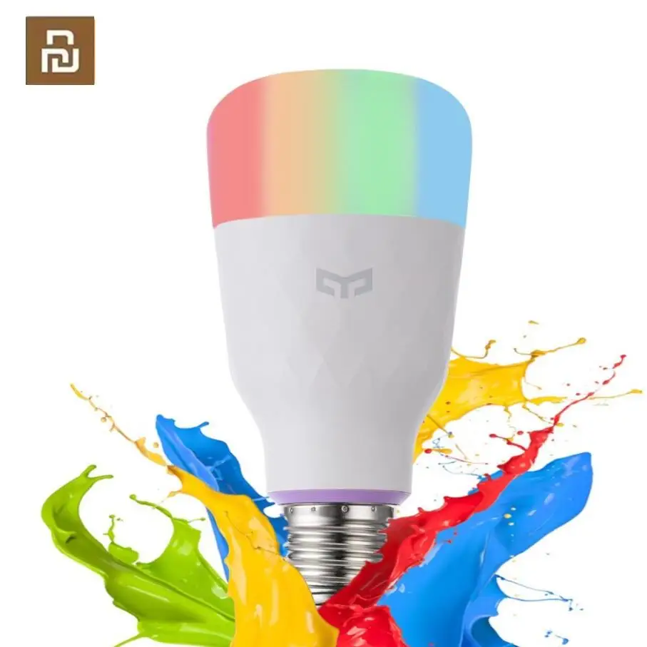 Новая версия Yeelight умная Светодиодная лампа красочные 800 люмен 8 5 W E27 лимон для Mi Home