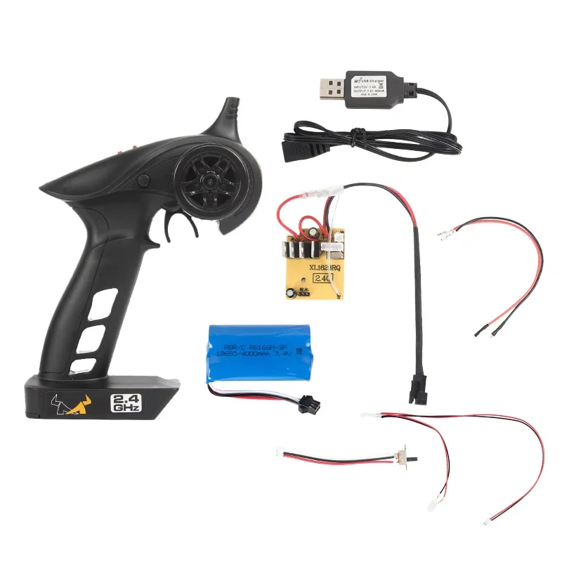 

Комплект передатчика 2,4G, пульт дистанционного управления, приемник, батарея для MN86KS MN86K MN86S MN86 MN G500 1/12, детали для радиоуправляемых автомобил...