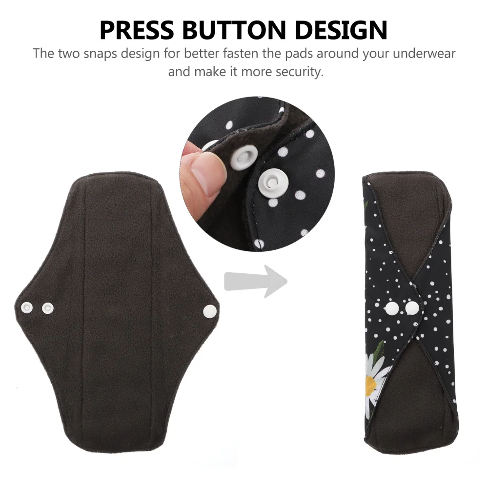 

Bamboo Charcoal Nursing Mats Reusable and Washable Sanitary Pads