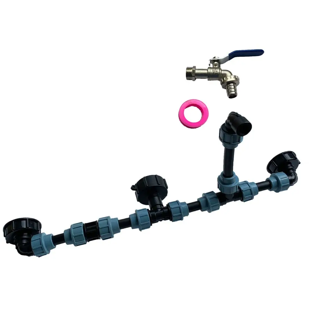 

S60x6 Ibc Tank Tap Adapter Hose Connector Easy Install Fittings for Garden
