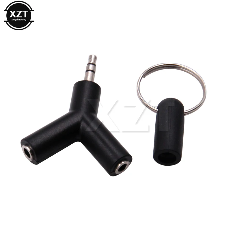 Аудио сплиттер угловой штыревой соединитель для 2 разъемов мама 3 5 мм обоих