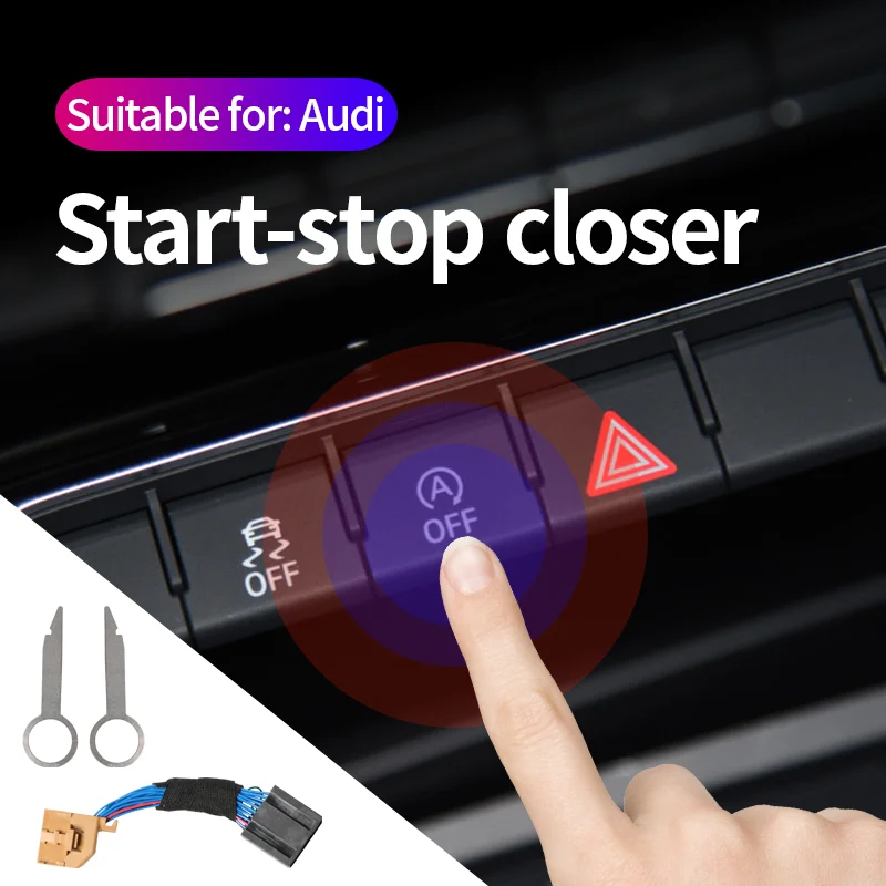 

For Audi A3 8Y 2021 2020 Sportback Limousine Sedan Engine Start-Stop Canceller Switch Default Closer System Plug Cable