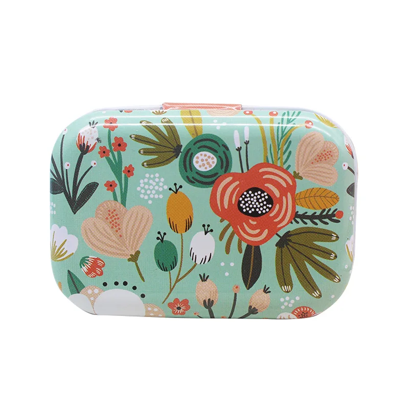 32 шт./лот новая модель цветов мини чехол Железный жестяной металлический для