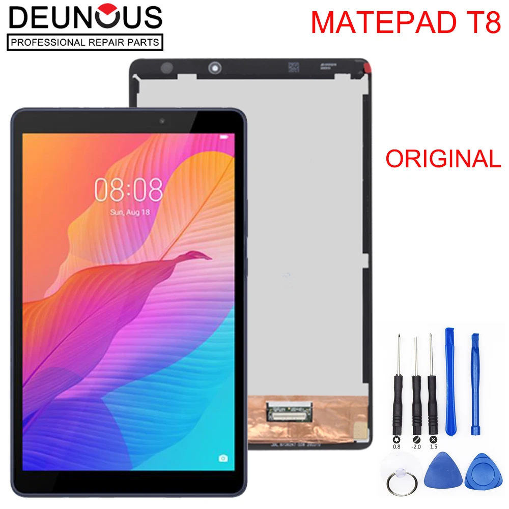 Оригинальный Для Huawei MatePad T8 C3 8 0 KOB2 W09 L09 BZD AL00 ЖК дисплей сенсорный экран дигитайзер