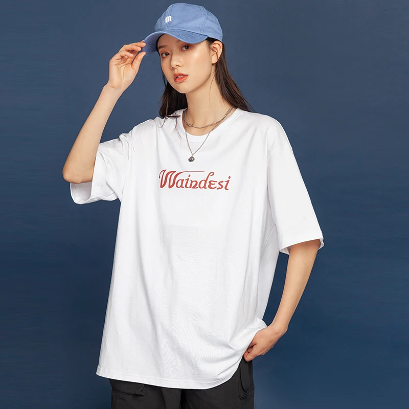 SingleRoad женская футболка 2020 оверсайз зеленый панк хлопок хип хоп Харадзюку