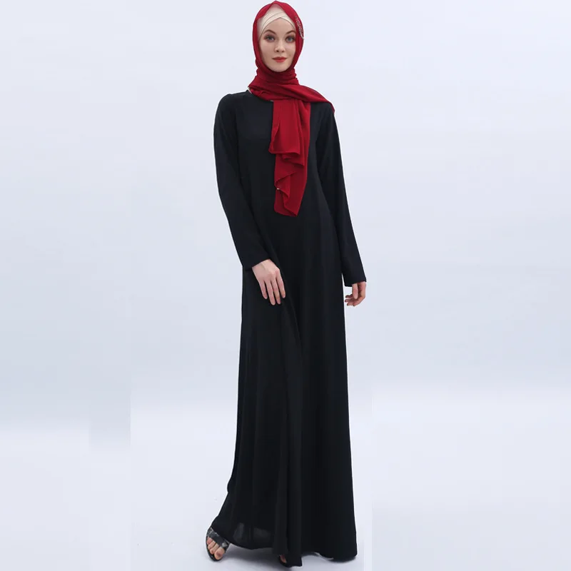 Abaya длинное мусульманское платье макси индейка Женский хиджаб кафтан Дубай