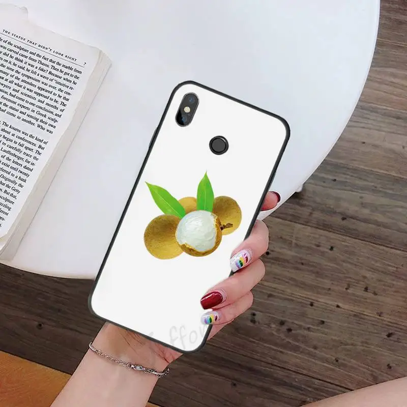 

Creativity design fruit Longan Phone Case For Xiaomi Redmi 7 9t 9se k20 mi8 max3 lite 9 note 8 9s 10 pro Shell Cover Funda