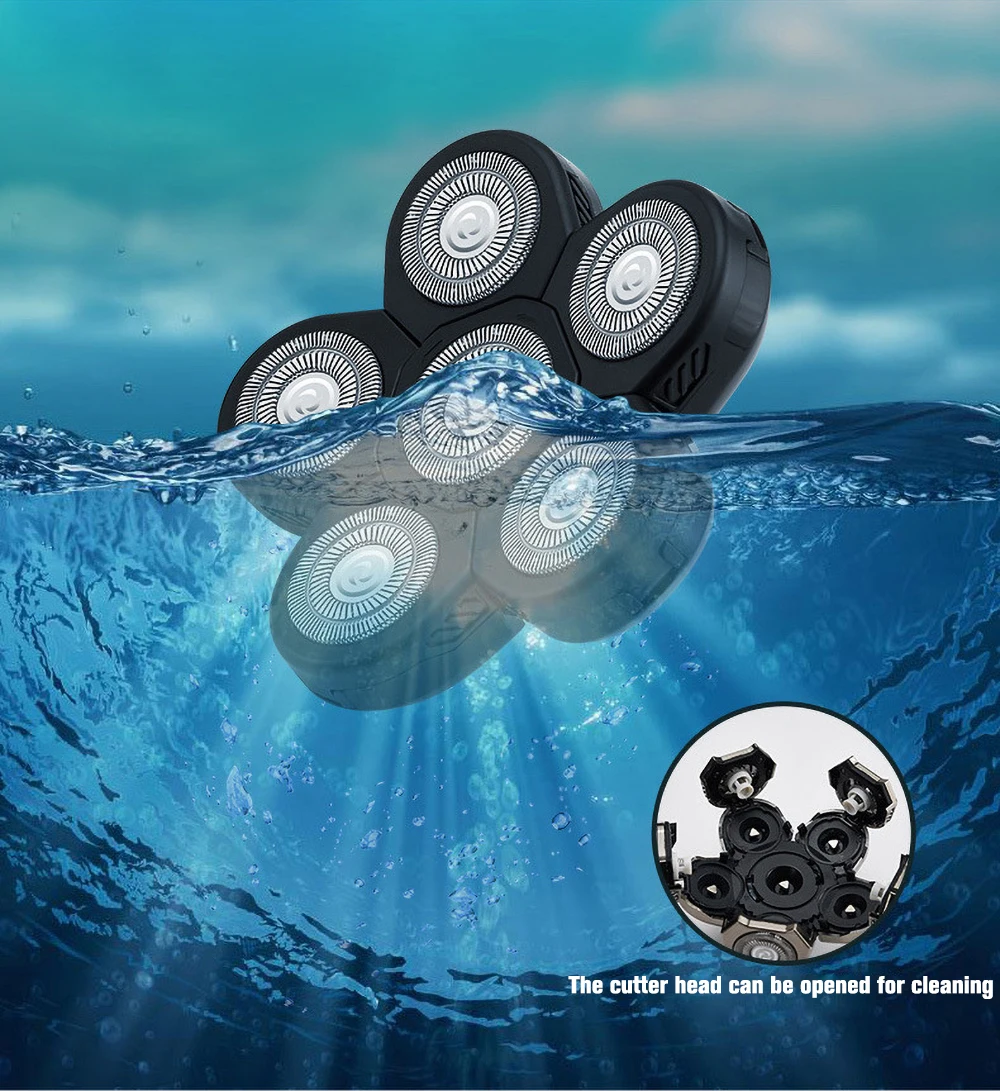 Бритва аккумуляторная с 6 лезвиями универсальная |