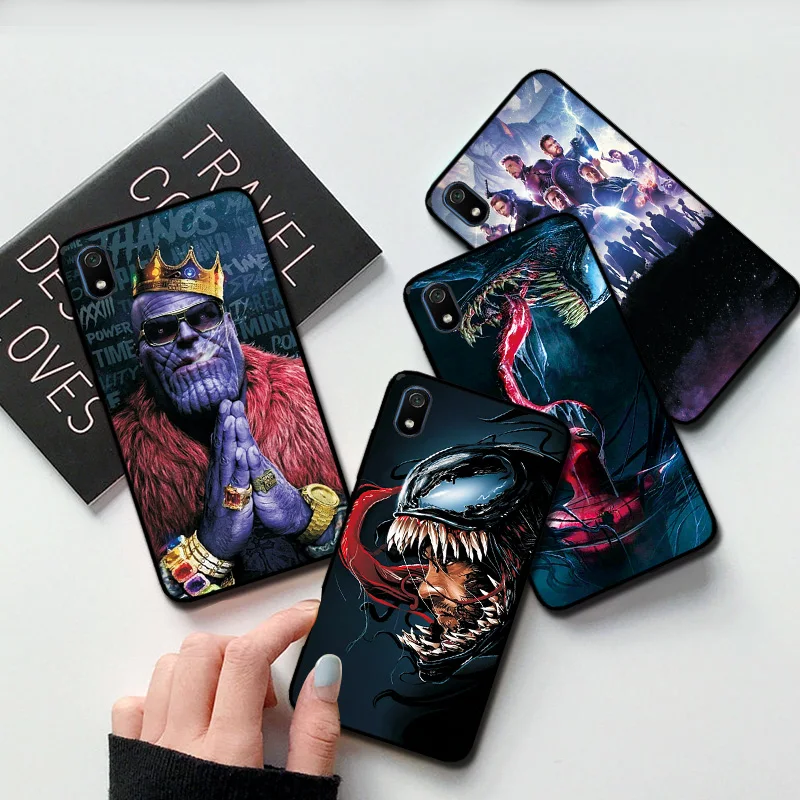 Чехол s для Xiaomi Redmi 7 силиконовый чехол для телефона Marvel Hero чехол "Железный человек" черный чехол из ТПУ для Xiaomi Redmi 7A 7 A Note 7 Fundas чехол