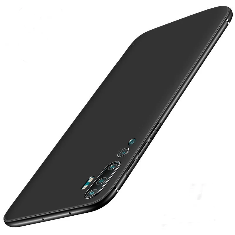 Чехол для Xiaomi Mi Note 10 Pro мягкий силиконовый чехол тонкий защитный из ТПУ на заднюю