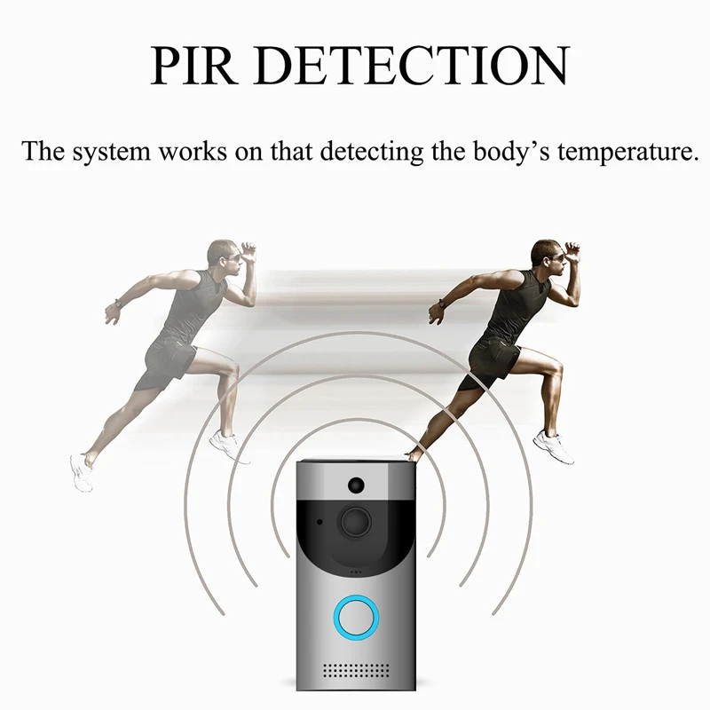 Smart Door Phone Ring Bell Wireless WiFi Video Doorbell Camera Night Vision Intercom Home Security Monitoring Video-eye | Автомобили и