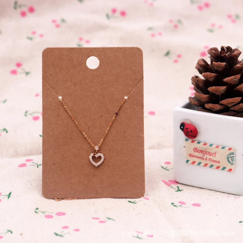 100 шт./лот кошка прямоугольные серьги бумажный пакет OPP дисплей ювелирные изделия