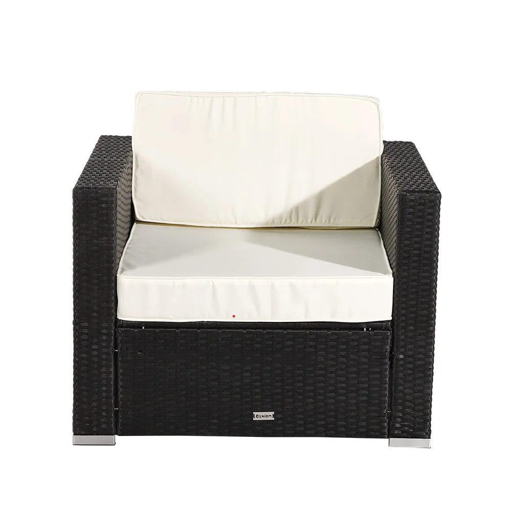 

【USA READY STOCK】1pcs Single armrest sofa,Cushion with zipper,removable and washable.Sectional sofa.durable steel frame.