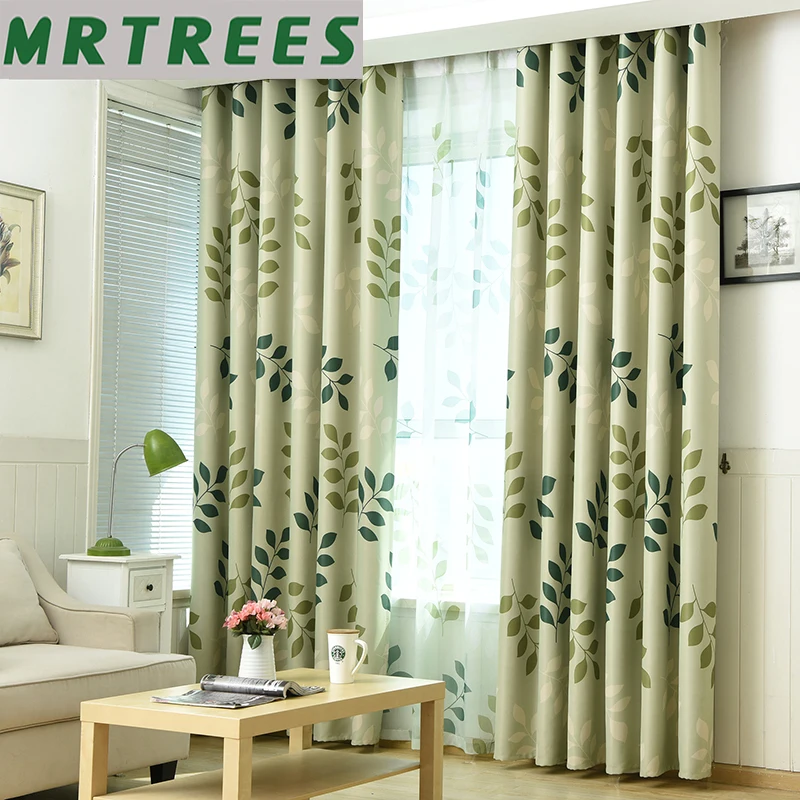 Современные затемняющие шторы MRTREES с принтом для гостиной спальни оконные