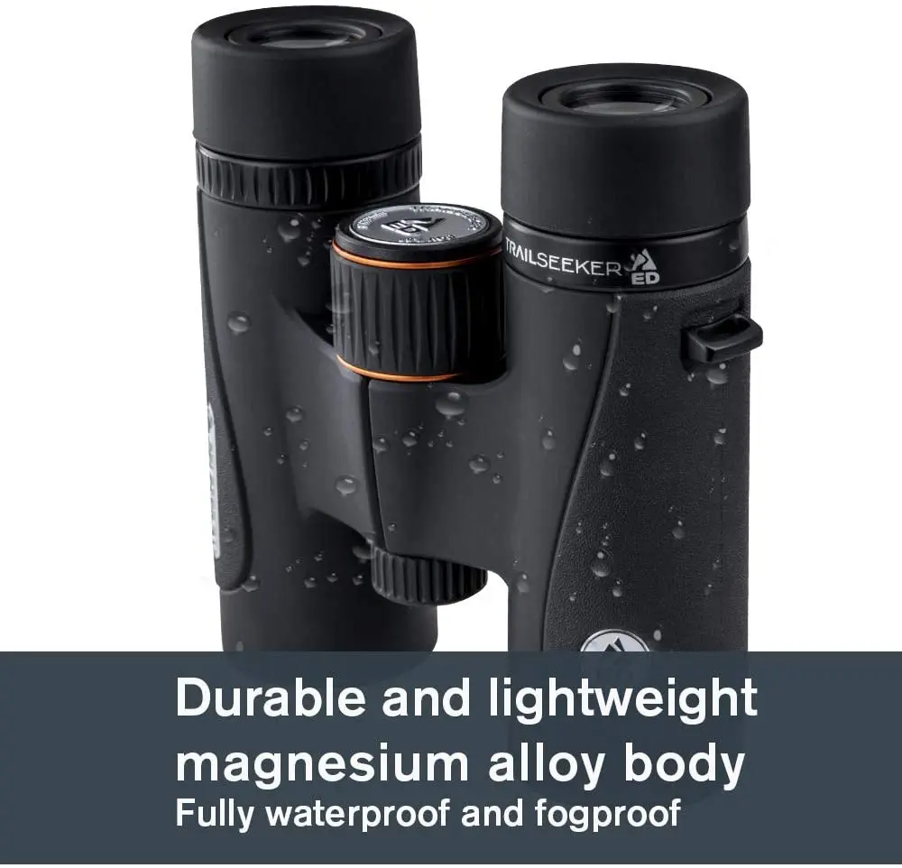 Бинокль Celestron TrailSeeker ED для наблюдения за птицами и активного отдыха