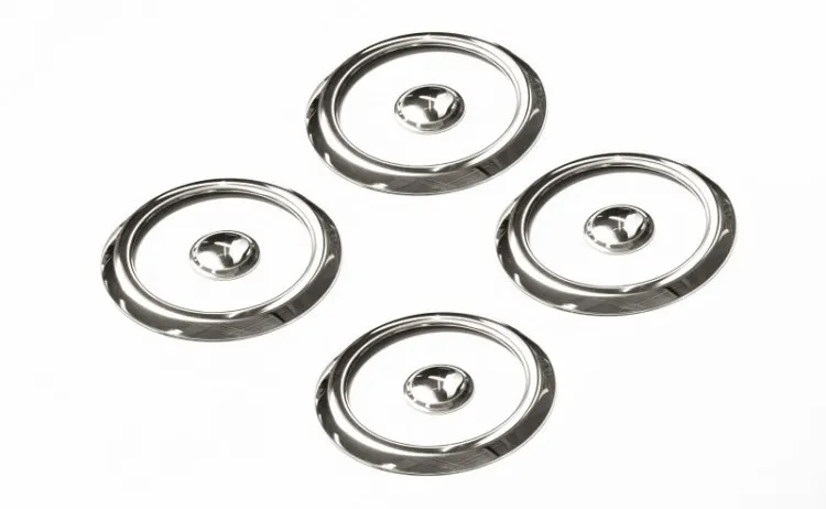 8 шт./компл. Автомобильная дверная колонка из нержавеющей стали звуковые кольца