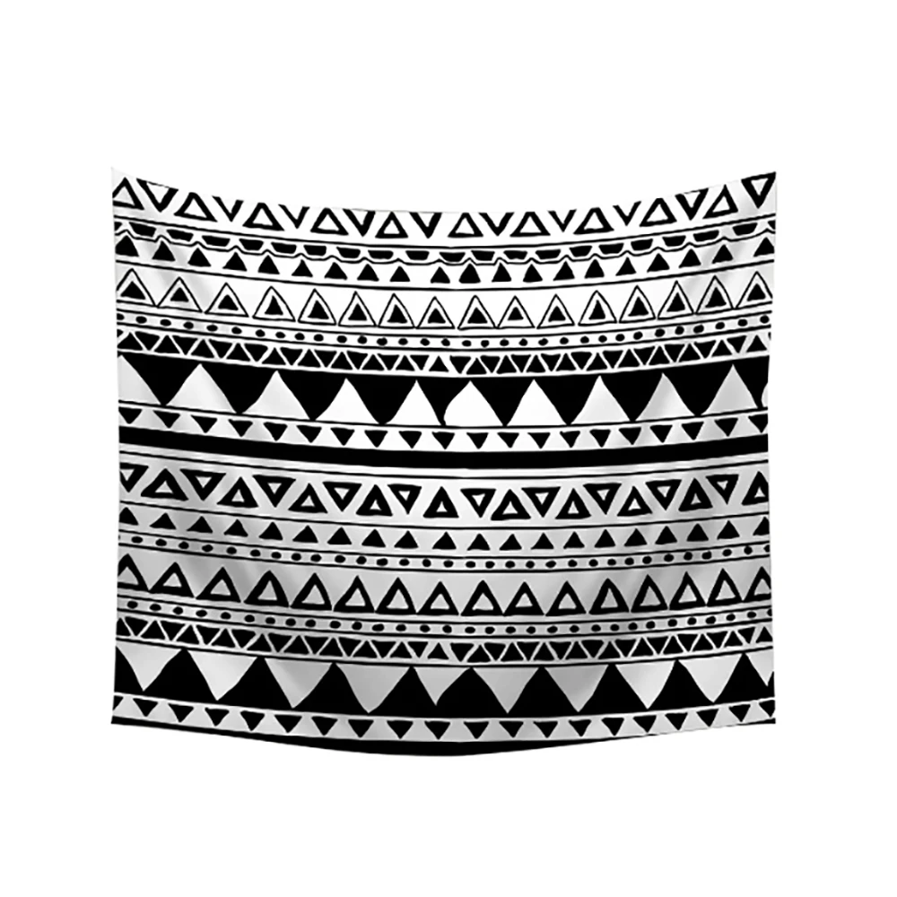 Гобелен с геометрическим принтом художественное Настенное подвесное одеяло