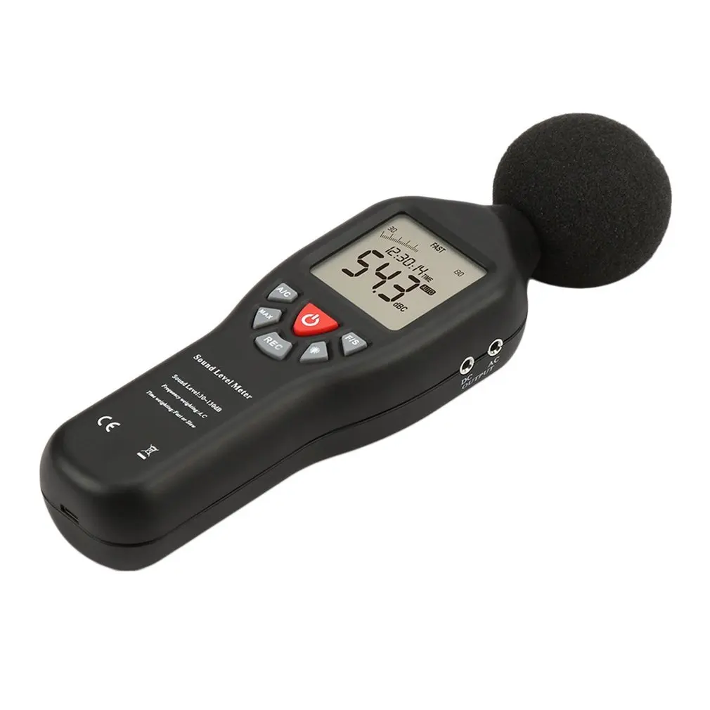 TL-200 USB Высокоточный децибельный датчик цифровой уровень звука децибелметр 30-130дб