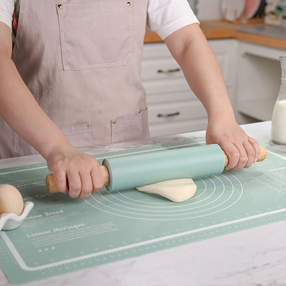 silicone baking mats sheet pizza mat rolling dough non stick maker pastry kitchen gadgets cooking tools bakeware accessories free global shipping