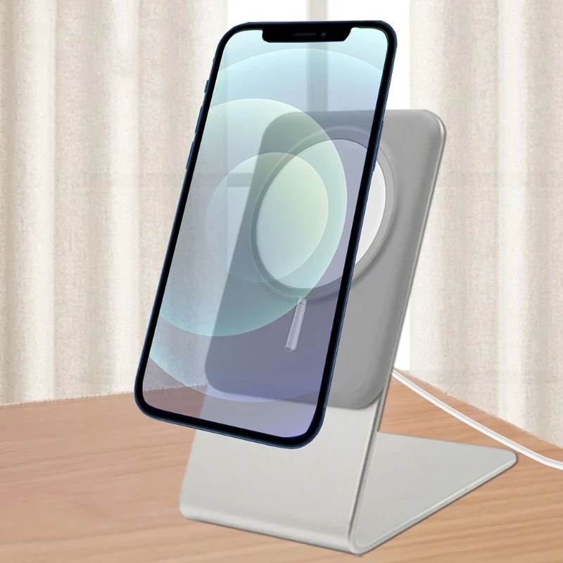 

Magnetic Charging Holder for Mag-Safe Fast Charging USB Port Stand