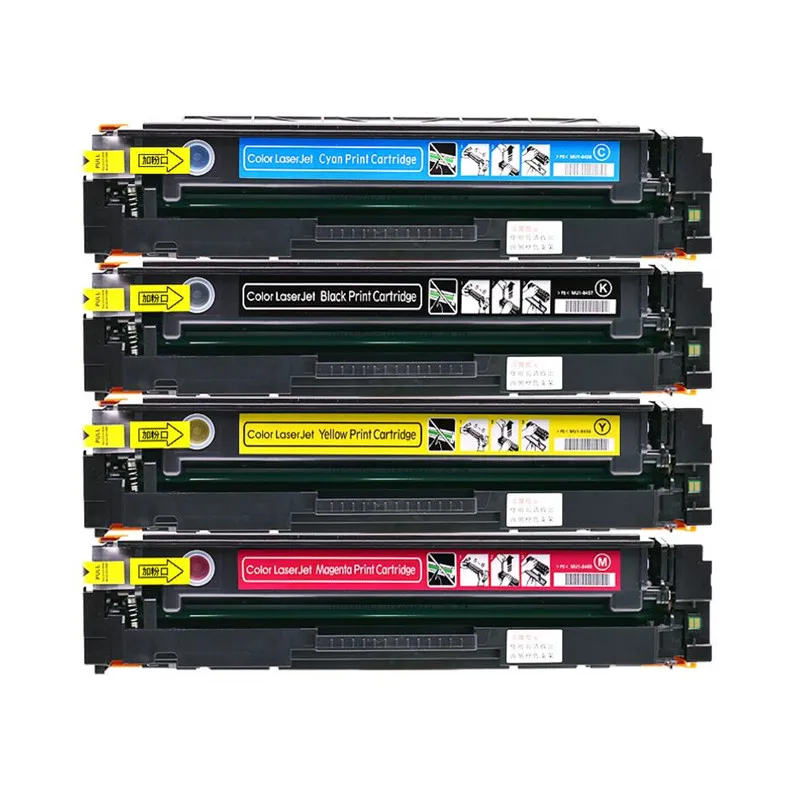 CF400A CF401A 402 403A 201A cf400 совместимый цветной картридж с тонером для hp Color LaserJet Pro M252dn M252n
