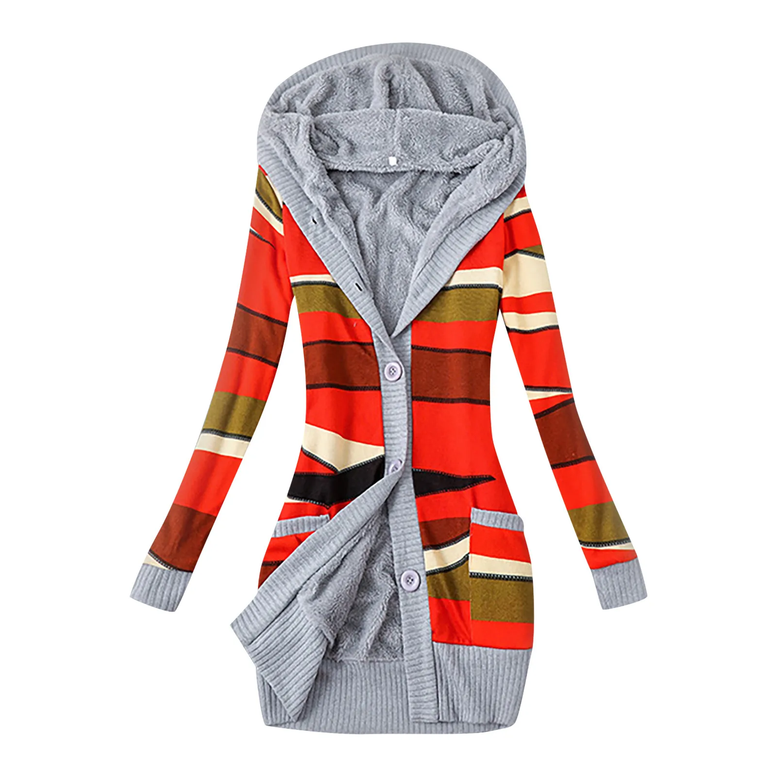 Женская свободная футболка с длинным рукавом на пуговицах | одежда