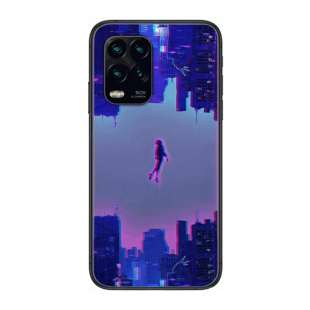 

Quality Shockproof Phone Case For xiaomi Redmi Note 9S 8 7 6 5 A Pro T Anime Black Cover Silicone Back Pretty senior
